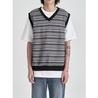 Ethnic Knit Vest Black Ethnic Knit Vest Black