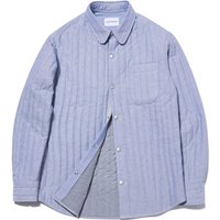 Quilted Shirt Jacket Blue Quilted Shirt Jacket Blue