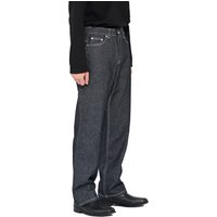 DEN Ash Blue Contrast Wide Fit Jeans