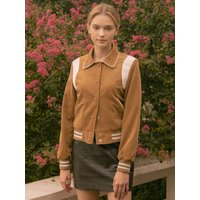 Corduroy Varsity Jacket