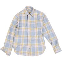 Toison Check Flannel Shirt _ Pale Blue Toison Check Flannel Shirt _ Pale Blue