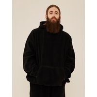 CB Fleece Over Hoodie _ Black