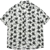 Hawaiian Shirt Palm Tree_White