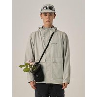 Stitch Windbreaker _ Grey Stitch Windbreaker _ Grey