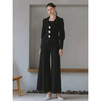 Amanh Bootcut Set-up Trousers Amanh Bootcut Set-up Trousers
