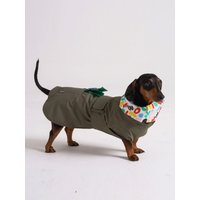 Trench Style Raincoat for Pet Khaki Trench Style Raincoat for Pet Khaki