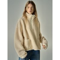 Half Zip-up Fleece Jumper