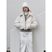 PARC Down Faux-Shearing Collar Puffer Jacket PARC Down Faux-Shearing Collar Puffer Jacket