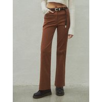 Bootcut Trousers Brown