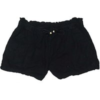 Hang Ten Shorts: Black Solid Pattern Bottoms Hang Ten Shorts: Black Solid Pattern Bottoms