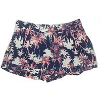 Hot Topic Shorts: Blue Tropical Pattern Bottoms