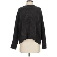 BP. Turtleneck Sweater: Black Solid Pattern Tops BP. Turtleneck Sweater: Black Solid Pattern Tops