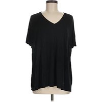 Double Zero Short Sleeve Shirt: Black Tops Double Zero Short Sleeve Shirt: Black Tops