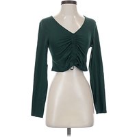 OFFLINE by Aerie Long Sleeve Top Green Sweetheart Neckline Tops – Used