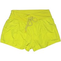 OFFLINE by Aerie Board Shorts: Yellow Solid Pattern Swimwear