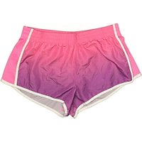 SO Athletic Shorts: Pink Color Block Pattern Activewear SO Athletic Shorts: Pink Color Block Pattern Activewear