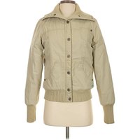 Roxy Jacket: Tan Solid Pattern Jackets & Outerwear – Size