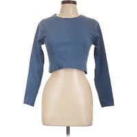 OFFLINE by Aerie Long Sleeve Top Blue Boatneck Tops – Used