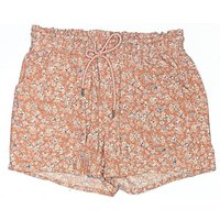 Rewind Shorts: Orange Floral Pattern Bottoms Rewind Shorts: Orange Floral Pattern Bottoms