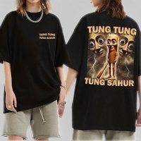 Funny Baseball Bat Meme Shirt Tung Tung Tung Sahur Graphic Print | Soft Cotton Tee | Streetwear Humor Funny Baseball Bat Meme Shirt Tung Tung Tung Sahur Graphic Print | Soft Cotton Tee | Streetwear Humor
