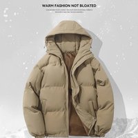 Men’s Winter Hooded Puffer Jacket – Oversized Streetwear Coat, Lightweight Polyester Fill, Trendy Unisex Design M-, Colors Men’s Winter Hooded Puffer Jacket – Oversized Streetwear Coat, Lightweight Polyester Fill, Trendy Unisex Design M-, Colors