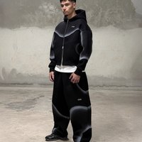 Men’s Clothing Retro Gradient Hooded Cardigan Sweatshirt Loose And Comfortable High Street Design Jacket Pants Men’s Clothing Retro Gradient Hooded Cardigan Sweatshirt Loose And Comfortable High Street Design Jacket Pants