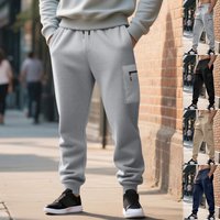 Men’s Heavyweight Workwear Joggers Relaxed Fit Knit Sweatpants With Drawstring Waist S-, BlackNavyKhakiGray Men’s Heavyweight Workwear Joggers Relaxed Fit Knit Sweatpants With Drawstring Waist S-, BlackNavyKhakiGray