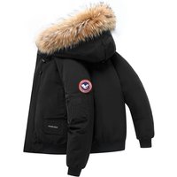 Unisex Quilted Parka With Fur Trim, Winter-Ready Down Alternative Coat, Fashion-Forward Outerwear For Couples Unisex Quilted Parka With Fur Trim, Winter-Ready Down Alternative Coat, Fashion-Forward Outerwear For Couples