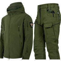 Fleece-Lined Shark Skin Softshell Jacket Water-Resistant Tactical Outerwear Camo & Multi Fleece-Lined Shark Skin Softshell Jacket Water-Resistant Tactical Outerwear Camo & Multi