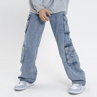 Men’s Clothing Fashion Brand Workwear Men’s Multi Pocket Heavyweight High Street Jeans Casual Pants Design Retro Spring And Autumn Pants Blue Men’s Clothing Fashion Brand Workwear Men’s Multi Pocket Heavyweight High Street Jeans Casual Pants Design Retro Spring And Autumn Pants Blue