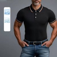 Men’s Clothing Fit Short Sleeve Lightweight Business Casual Shirt Breathable & Comfortable White, Orange, Green, Beige, Navy, Blue, Black​