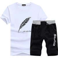 Men’s Clothing Summer Men’s Short-sleeved shirt Casual Running Half-sleeved Sports Suit Trendy All-match Shorts Sports Men’s Clothing Summer Men’s Short-sleeved shirt Casual Running Half-sleeved Sports Suit Trendy All-match Shorts Sports