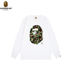 A Bathing APE BAPE-BAPE Camouflage Ape Head Pattern Printed Cotton Round Neck Long Sleeve Top A Bathing APE BAPE-BAPE Camouflage Ape Head Pattern Printed Cotton Round Neck Long Sleeve Top