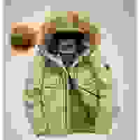​Men’s Fleece-Lined Hooded Parka Jacket, Oversized Winter Coat For Casual Wear, Thickened Long Coat With Zip Closure ​Men’s Fleece-Lined Hooded Parka Jacket, Oversized Winter Coat For Casual Wear, Thickened Long Coat With Zip Closure