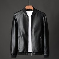 Winter Leather Jacket Coat Men Bomber Motorcycle PU Jacket Causal Vintage Black Biker Pocket Zipper Jackets Winter Leather Jacket Coat Men Bomber Motorcycle PU Jacket Causal Vintage Black Biker Pocket Zipper Jackets