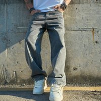 Men’s Clothing Nine Point Jeans Men’s Summer New Style Trend Slim Fit Small Feet Handsome Ripped Pants Trendy Brand Retro