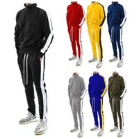 Men’s Clothing Contrast Color Tracksuit Casual Stand Collar Sweatshirt And Drawstring Pants Zipper Long Sleeve Jacket And Trousers Men Set Men’s Clothing Contrast Color Tracksuit Casual Stand Collar Sweatshirt And Drawstring Pants Zipper Long Sleeve Jacket And Trousers Men Set