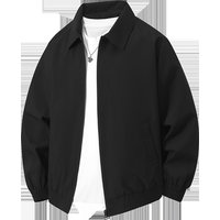 ​​Men’s Waterproof Windbreaker Jacket Lightweight Polyester, Stand Collar & Zippered Pockets Black, Navy, Light Gray, All-Season Urban Wear​​ ​​Men’s Waterproof Windbreaker Jacket Lightweight Polyester, Stand Collar & Zippered Pockets Black, Navy, Light Gray, All-Season Urban Wear​​