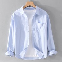 Men’s Clothing Oxford Shirt Men Business Spring And Summer Loose Trend Handsome Casual Long Sleeve Shirt Jacket Men Men’s Clothing Oxford Shirt Men Business Spring And Summer Loose Trend Handsome Casual Long Sleeve Shirt Jacket Men