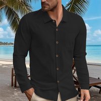 Men’s Clothing Hawaiian Style Linen Shirt – Breathable Henley Collar Long Sleeve Casual Shirt For Summer, Lightweight & Wrinkle-Free, Slim Fit Men’s Clothing Hawaiian Style Linen Shirt – Breathable Henley Collar Long Sleeve Casual Shirt For Summer, Lightweight & Wrinkle-Free, Slim Fit