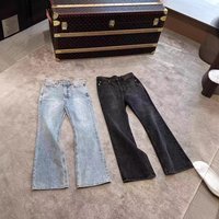 Men’s Clothing Paris Bootcut Ice Blue Black Gray Natural Washed Flared Trousers Jeans