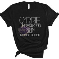 Carrie Underwood Denim And Rhinestones Bling shirt