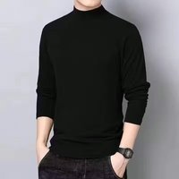 Men’s Clothing Men’s Double-Layer Fleece-Lined Thermal Long Sleeve Shirt, Semi-Turtleneck Warm Base Layer For Autumn Winter & Spring​