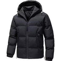 new autumn and winter casual men’s thick down cotton bread jacket, hooded new autumn and winter casual men’s thick down cotton bread jacket, hooded