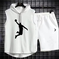 Men’s Clothing New Sleeveless Vest Suit Men’s Casual Hooded Hooded Suit Hip Hop Men’s Sports Suit Men’s Clothing New Sleeveless Vest Suit Men’s Casual Hooded Hooded Suit Hip Hop Men’s Sports Suit