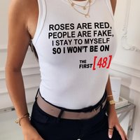 Fashion High Elastic Small Pit Strip Fashion Printed Vest Fashion High Elastic Small Pit Strip Fashion Printed Vest
