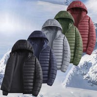 ​​Men’s Winter Puffer Jacket Lightweight Quilted Hooded Coat, Windproof Polyester Shell, Warm & Stylish For Casual Outdoors BlackGrayNavyMore​​ ​​Men’s Winter Puffer Jacket Lightweight Quilted Hooded Coat, Windproof Polyester Shell, Warm & Stylish For Casual Outdoors BlackGrayNavyMore​​