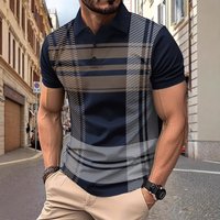 Unbeatable Quality Spring And Autumn Fashion Printed Striped Men’s Sports Polo Shirt Unbeatable Quality Spring And Autumn Fashion Printed Striped Men’s Sports Polo Shirt