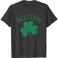 Boston Irish Shamrock Distressed Kelly Green Print shirt Boston Irish Shamrock Distressed Kelly Green Print shirt