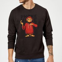 ET Phone Home Stylised Sweatshirt – Black ET Phone Home Stylised Sweatshirt – Black